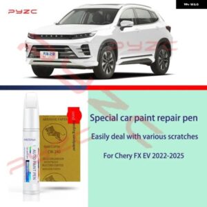 CHERY FX EV 2022-2025 T1X ペイントタッチアップペンキット - スクラッチ修復車スクラッチリムーバー ブラシ付き DIY オートアクセサリー