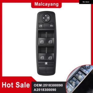 メルセデス W164 ML GL Rクラス 350 320 ML350 450 R350 車フロント左パワーウィンドウリフタースイッチ ボタン 2518300090 A2518300090