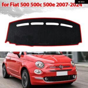 ダッシュボード カバー パッド フィアット 500 500C 500E 2007-2024 カーアクセサリー ダッシュボード サンシェード ANTO-UV カーペットアクセサリー