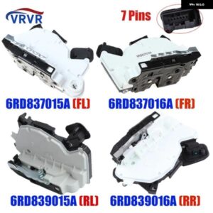 6RD839015A 6RD839016A 6RD837015A 6RD837016A フロントリアドアロック アクチュエーター VW ゴルフ MK6 MK7 パサート B7 ポロ シュコダ イエティ