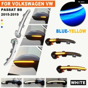 VW パサート B8 ARTEON 2015-19 2個 車ダイナミック LED ウィンカーライト バックミラー ウインカー インジケーター