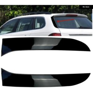 リアウィンドウサイド スポイラー スプリッター トリム VW ゴルフ 6 MK6 バリアントワゴン 2008-13 ABS ブラック