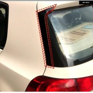 リアウィンドウサイド スポイラー スプリッター トリム VW ゴルフ 6 MK6 ハッチバック GTI/GTR/GTD 2008-13 ABS ブラック