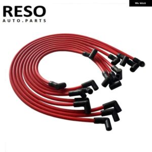 10.5MM ワイヤー 9個 スパークプラグ ワイヤーセット高性能 HEI SBC BBC 350 383 454 電子
