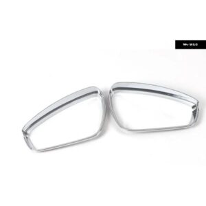 車クロームサイドドアバックミラー フレーム カバー トリム VW ID.6X ID.6 2022 2023 ABS ミラー フレーム アクセサリー