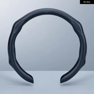 超薄型耐摩耗性滑り止めカーボンファッションシンプルな スタイル ステアリングホイール スリーブ全車両モデル