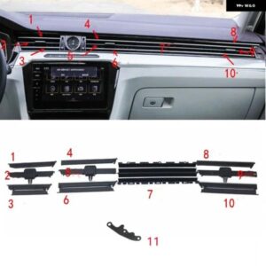 VW パサート B8 マゴタン CC 2018-2021 フロント ダッシュボード エア アウトレット 調整クリップコンディショナーピッカー