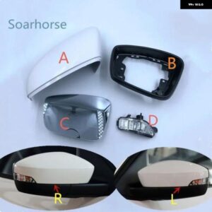 シュコダ ファビア ラピッド バックミラー カバー シェル サイド フレーム インジケーター ライト ガラス レンズ