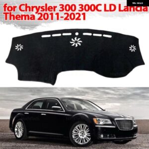 ダッシュボード カバー パッド クライスラー 300 300C LD ランチアテーマ 2011 2021 アクセサリー ダッシュボード サンシェード ANTO-UV カーペット