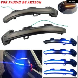 VW パサート B8 2015-19 LED ウインカー ダイナミックウィンカー ライトサイドバックミラー ライト