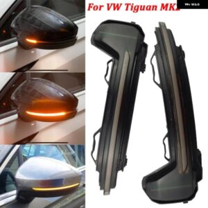 LED ダイナミック流水ウインカーフラッシュライト ウィンカーライト フラッシャー VW ティグアン MK2 2017 2018 2019 トゥアレグ MK3 EU 2019