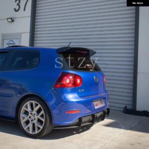 2004 2009 VW ゴルフ 5 MK 5 GTI R32 MK5 オシール スタイル リア スポイラー ルーフウィング トランク リップ ABS 素材 黒