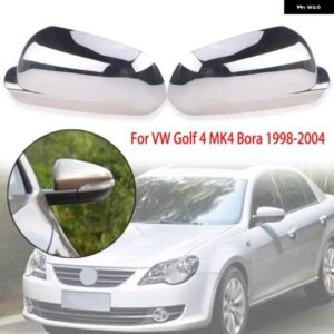 クロームサイド ウイング ミラー キャップ VW ゴルフ 4 MK4 ボラ 1998-2004 左右バックミラー カバー ハウジング カーアクセサリー