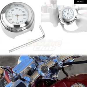 7/8インチ 汎用 防水 防塵 バイク オートバイ 自転車 ハンドルバー マウント バイク オートバイ ハンドクロック温度計