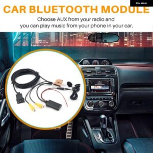 12VMM I 2G 車用 BLUETOOTH AUX ケーブル アダプター 音楽 オーディオ マイク Q7 A6 A8 2006-2008 J523 AV1 AV2 モード専用