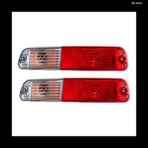 1ペア 車用リア バンパー フォグランプ パーキング ハザード灯 リフレクター テールライト 三菱 パジェロ モンテロ V73 V77 02-06