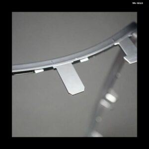 A2056830900 車用フロントウォーターカップ フレーム クローム トリム メルセデス ベンツ W205 C205 C253 2015-2021 収納 ボックス トリム ストリップ