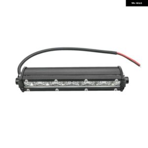 7インチ 1800LM 18W 防水 スポットフラッドコンボライト 超薄型 単列 オフロード LED ライトバー トラック ATV ボート 車
