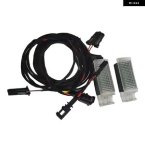 1セット 車用LEDフットウェルライト フットランプ ケーブル ワイヤー ハーネス 付き PASSAT 3G B8 GOLF 7 MK7 TIGUAN 2017 5GG947409