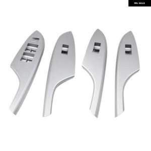 4個入り 車ドアウィンドウスイッチ ベゼル トリム ウィンドウガラス パネル アームレスト リフトスイッチ ボタン カバー トヨタ カローラ 2009-2013