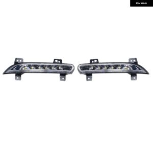 1ペア 車用 LED DRL フォグランプ ルノー フルエンス 2014+ オートドライビングランプ デイタイム ランニングライト バンパー ランプ