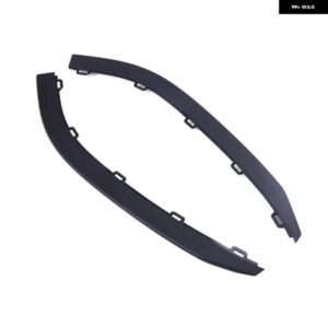 1ペア 車用フロント バンパー スポイラー モールディング トリム ブラック 自動車用品 ゴルフ MK7 2013-2017 バンパー ガード 5GG805903 5GG805904