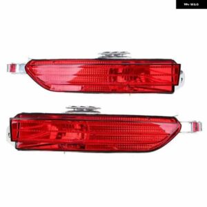 1ペア 車用 レッド リア フォグランプ バンパー カバー リフレクター トゥアレグ 2011-2014 7P6945701D 7P6945702D