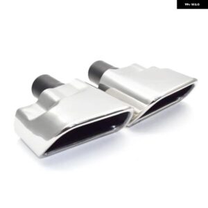 1ペア排気チップ シボレー キャプティバマフラー ステンレス マフラーチップ車マフラーキャプティバテール パイプ