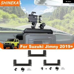 カーセンター コントロール 拡張電話 ホルダー カメラ ブラケット スタンド SUI JIMNY JB64 JB74 2019 - 23以降