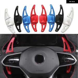 VW ゴルフ 8 MK8 R GTI R ライン アクセサリー 2020 2021 2022 アルミ製 カー ステアリングホイール シフト パドルエクステンション 2個