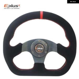 カー スタイリング スポーツ ステアリングホイール レーシングタイプアルカンタPVC 汎用 13インチ325MMアルミレトロモディファイドOMP スタイル