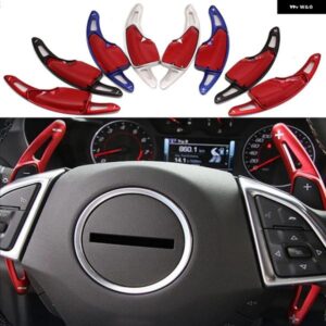 カー スタイリング シボレー カマロ 6代目 2016 2017 2018 アルミ パドル シフター ステアリングホイール シフト パドル デコレーション トリム