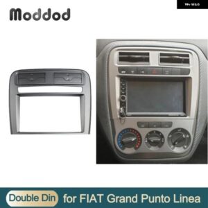 カー ラジオ フェイシア フィアット グランドプント リネア 2005-2009 左ホイール ステレオ パネル ダッシュ マウント キット 取り付け フレーム ベゼル