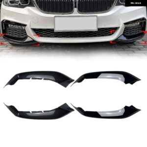 2個入り 車用フロント バンパー スプリッター リップ カナード デコレーション トリム BMW 5シリーズ G30 G31 G38 520I 525I 530I 540I Mスポーツ 2017-2020