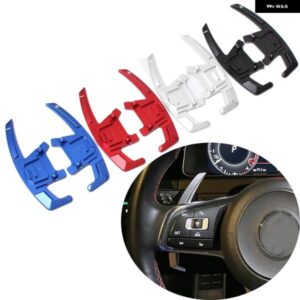 2個 交換用アロイ ステアリングホイール DSG パドル シフター エクステンション VW ゴルフ 7 GTI 2015 - 20