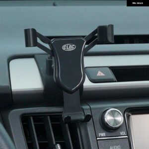 CARGRAVITY 携帯電話 ホルダー GPS ホルダー エアベント スタンド ブラケット 携帯電話クリップクレードル トヨタ RAV4 2014 - 18