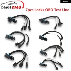 OBD全EZSテストライン7個ロック メルセデス VVDI MBツール付き W209/W211/W906/W169/W208/W202/W210/W639