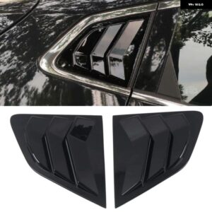 カーアクセサリー 日産 キャシュカイ J11 2015-2020 ABS プラスチック リアウィンドウルーバー シャッター ブラインド カバ??ー トリム 2個