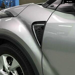 トヨタ C-HR CHR 2016-2022 カラフル エクステリア フロントサイドフェンダーベント デカール エンブレム カバー トリム カー スタイリング