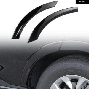 ホンダ CRV CR-V 2023 2024 カーアクセサリー ABS プラスチック 光沢ブラック フェンダーフレア アーチホイールリップカバー トリム 2個