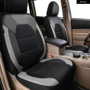 9点セット カーシートカバー 汎用 PUレザー カーシート クッション フロントリア シート フルプロテクション シート パッド 5人乗り車 トラック