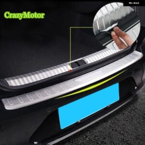 VW フォルクスワーゲン パサート B8 4ドアセダン 2015-2022 ステンレス 製リア トランク インナー アウター バンパー プロテクター ガード カー