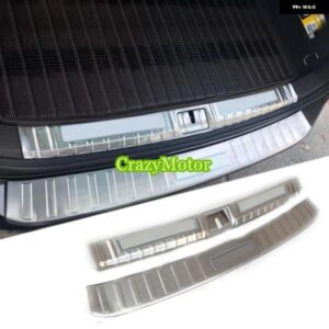 VW フォルクスワーゲン パサート 5ドアワゴン B8 2017-2022 ステンレス 製 リア トランク インナー アウター バンパー プレート プロテクター ガードカバー