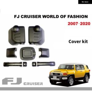 サイドミラー カバー トヨタ FJクルーザー 外装 アクセサリー ブラックタンクミラー カバー FJクルーザー 外側 ドアハンドル カバー