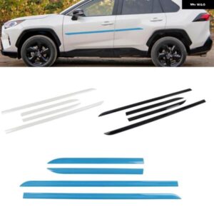 トヨタ RAV4 2019 - 23 カラフル サイドドア ボディ 傷防止 モールディング ストリップ プロテクター カバー トリム カー スタイリング