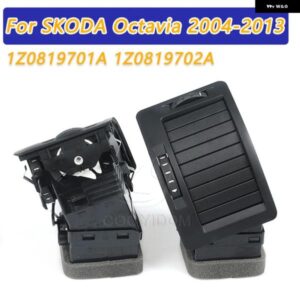 ブラック エアベント アウトレット フリーツール シュコダ オクタヴィ MK2 2004 2013 1Z0819701A 1Z0819702A 1ZD 1Z0 819 701 A 702 A
