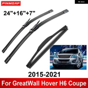 3PCS カー ワイパー GREATWALL ホバー H6 クーペ 2015-2021 フロントリア ワイパー ブレード ブラシ 自動車アクセサリー