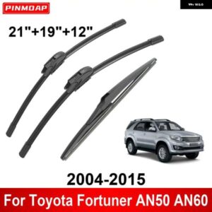 3PCS カー ワイパー トヨタ フォーチュナー AN50 AN60 2004-2015 フロントリア ワイパー ブレード ブラシ 自動車アクセサリー 2004 2005