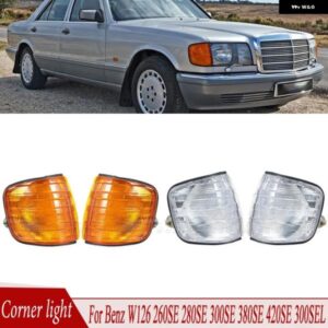 フロントコーナーランプ ハウジング フォグランプ ベンツ W126 260SE 280SE 300SE 380SE 420SE 300SEL 500SELマーカーコーナーランプカー