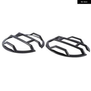 ヘッドライト ガードカバー ヘッドライト ガードカバー カーボン スタイル フォード ブロンコアクセサリー 2021-2023